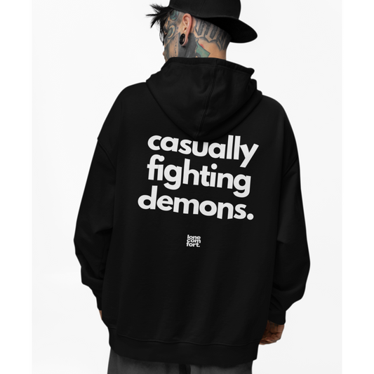Casually Fighting Demons - Hoodie